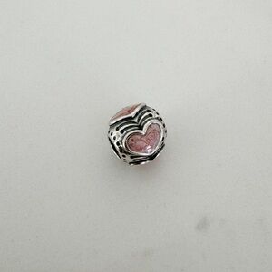 Pandora pink heart charm